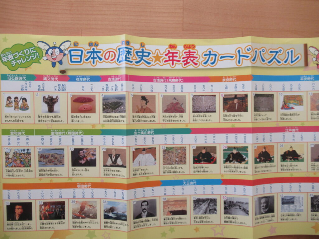 タイムトラベル日本歴史カード サピックス